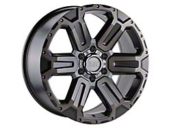 Black Rhino Wanaka Matte Gunmetal with Brushed Face and Gunmetal Tint 6-Lug Wheel; 20x9; 12mm Offset (16-23 Tacoma)