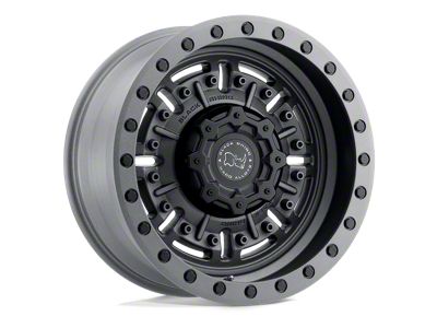 Black Rhino Abrams Textured Matte Gunmetal 6-Lug Wheel; 20x9.5; 2mm Offset (17-24 Titan)