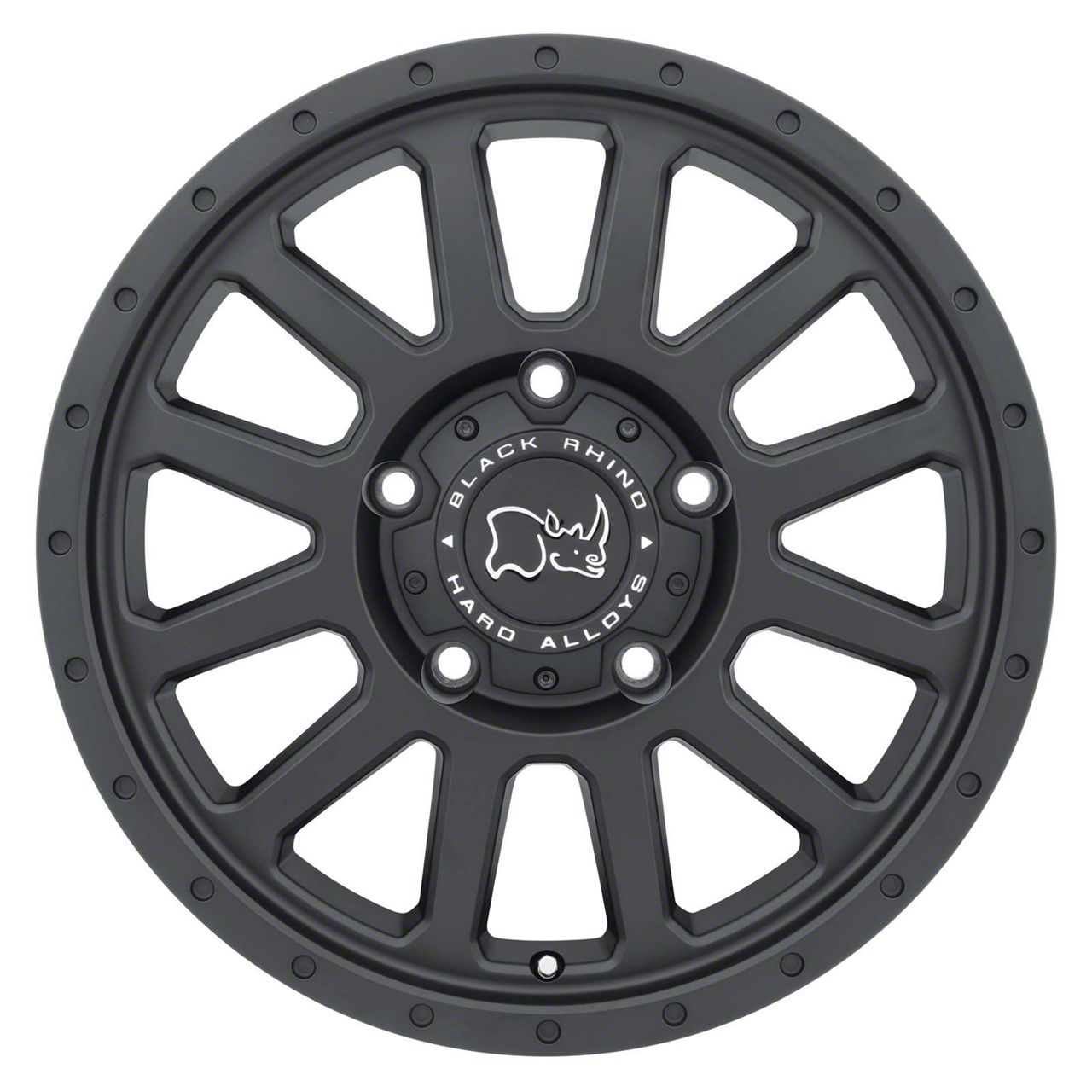 Black Rhino Titan Havasu Matte Black 6-Lug Wheel; 18x8; 48mm Offset ...