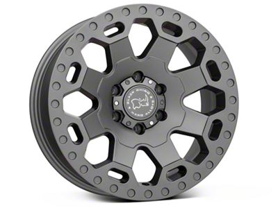 Black Rhino Warlord Matte Gunmetal 6-Lug Wheel; 20x9; 12mm Offset (17-24 Titan)
