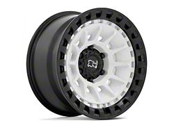 Black Rhino Barrage Gloss White on Matte Black 6-Lug Wheel; 18x9; 0mm Offset (16-24 Titan XD)