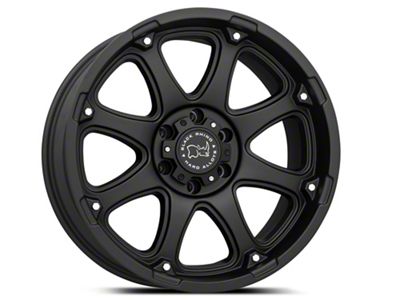 Black Rhino Glamis Matte Black 6-Lug Wheel; 18x9; 12mm Offset (16-24 Titan XD)