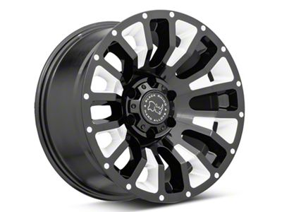 Black Rhino Pinatubo Gloss Black Milled 6-Lug Wheel; 20x12; -44mm Offset (16-24 Titan XD)