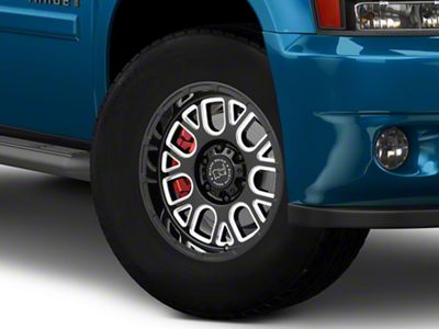 Black Rhino Pismo Gloss Black Milled 6-Lug Wheel; 18x9.5; -18mm Offset (16-24 Titan XD)