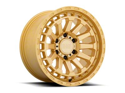 Black Rhino Raid Gold 6-Lug Wheel; 20x9.5; 12mm Offset (16-24 Titan XD)