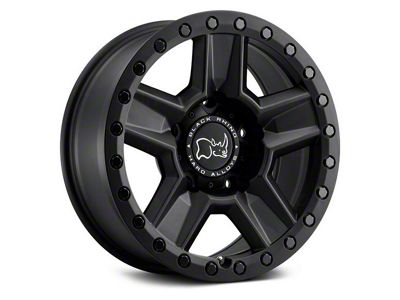 Black Rhino Ravine Matte Black 6-Lug Wheel; 20x9; 40mm Offset (16-24 Titan XD)