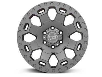Black Rhino Warlord Matte Gunmetal 6-Lug Wheel; 18x9; 12mm Offset (16-24 Titan XD)