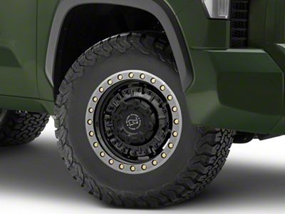 Black Rhino Abrams Gloss Gunblack with Machined Dark Tint 6-Lug Wheel; 17x8.5; 0mm Offset (22-25 Tundra)