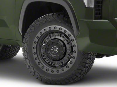 Black Rhino Abrams Textured Matte Gunmetal 6-Lug Wheel; 20x9.5; 2mm Offset (22-25 Tundra)