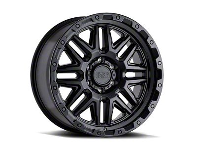 Black Rhino Alamo Matte Black with Black Bolts 6-Lug Wheel; 17x9; 12mm Offset (22-25 Tundra)