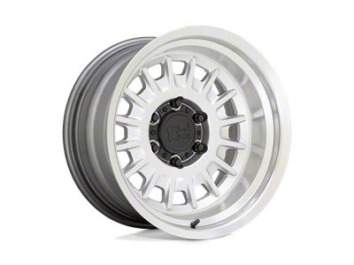 Black Rhino Aliso Gloss Silver with Mirror Cut Face and Lip 5-Lug Wheel; 18x9; 12mm Offset (14-21 Tundra)