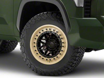 Black Rhino Alpha Matte Black with Sand Lip 6-Lug Wheel; 18x9; 0mm Offset (22-25 Tundra)