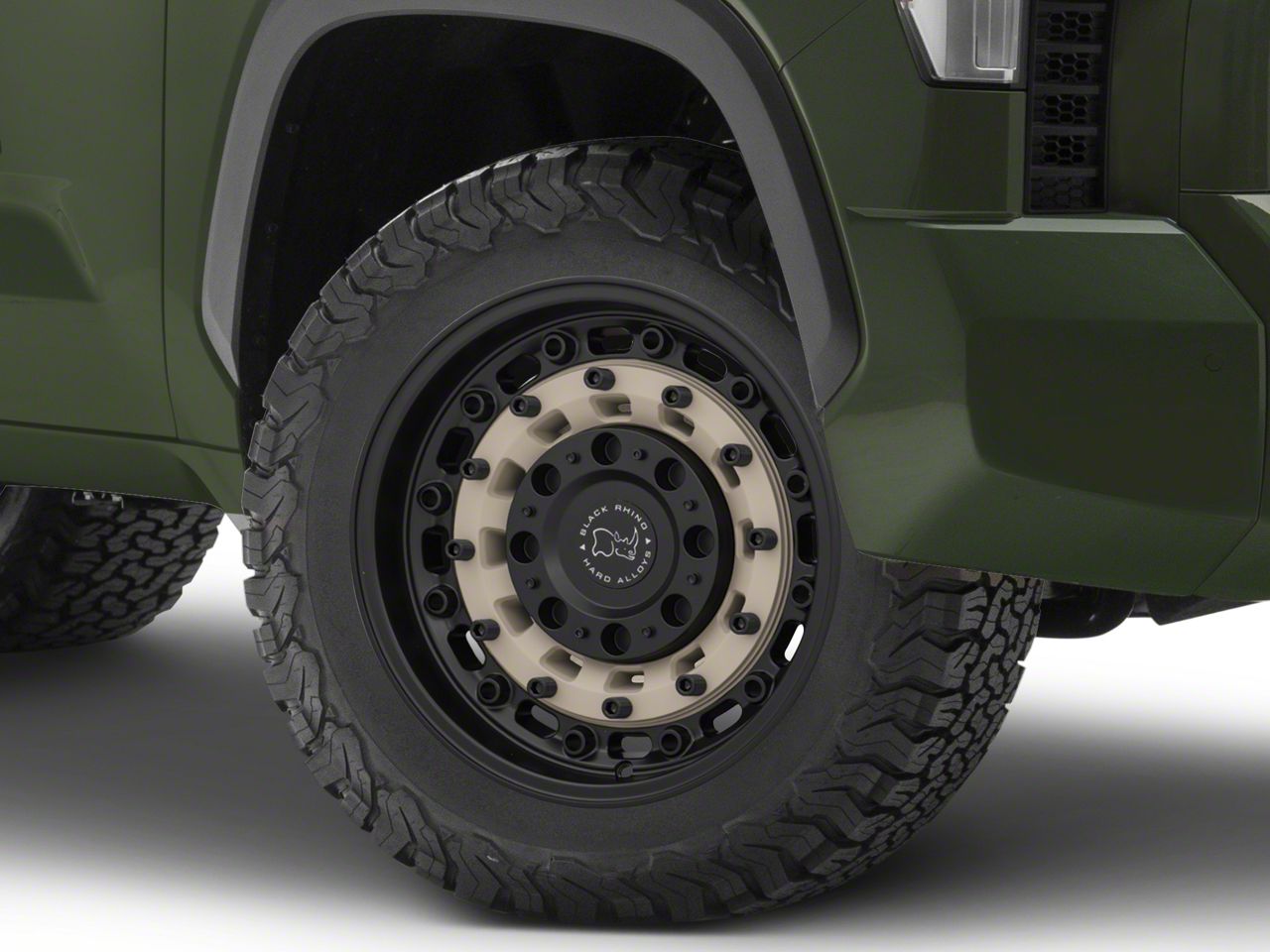 20x9.5 Black Rhino Arsenal Sand On Black Wheel