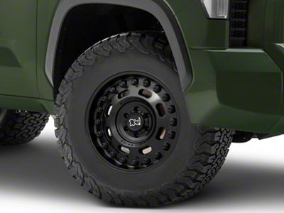 Black Rhino Axle Matte Black 6-Lug Wheel; 17x9.5; -18mm Offset (22-25 Tundra)