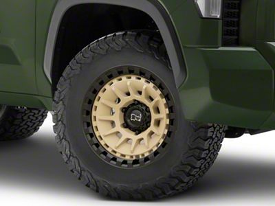 Black Rhino Barrage Desert Sand on Matte Black 6-Lug Wheel; 18x9; 0mm Offset (22-25 Tundra)