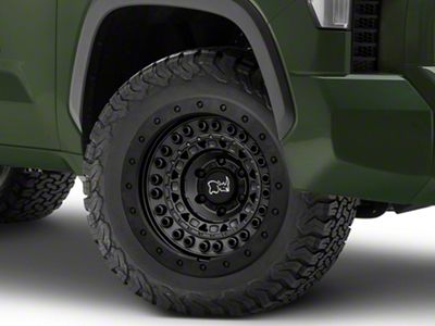 Black Rhino Barricade Gunblack with Black Rock Guard 6-Lug Wheel; 20x9; -18mm Offset (22-25 Tundra)
