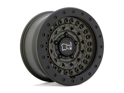 Black Rhino Barricade Olive Drab Green with Black Rock Guard 5-Lug Wheel; 18x9; 10mm Offset (14-21 Tundra)