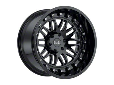 Black Rhino Fury Gloss Black 5-Lug Wheel; 18x9.5; 12mm Offset (14-21 Tundra)