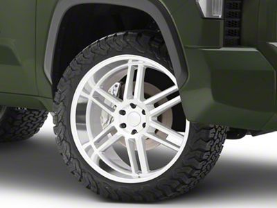 Black Rhino Katavi Silver 6-Lug Wheel; 22x10; 10mm Offset (22-25 Tundra)