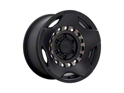 Black Rhino Muzzle Matte Black with Machined Tinted Ring 6-Lug Wheel; 20x9; 12mm Offset (22-25 Tundra)