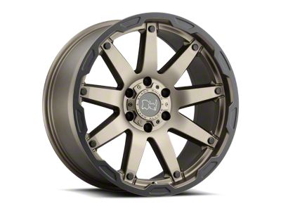 Black Rhino Oceano Matte Bronze with Black Ring 6-Lug Wheel; 20x9.5; 12mm Offset (22-25 Tundra)