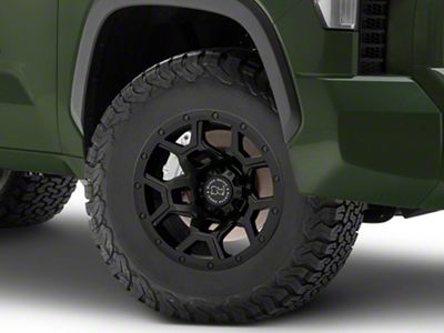 Black Rhino Overland Matte Black 6-Lug Wheel; 17x9.5; -18mm Offset (22-25 Tundra)