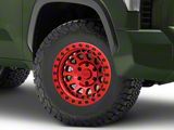 Black Rhino Primm Candy Red with Black Bolts 6-Lug Wheel; 17x9; 0mm Offset (22-25 Tundra)