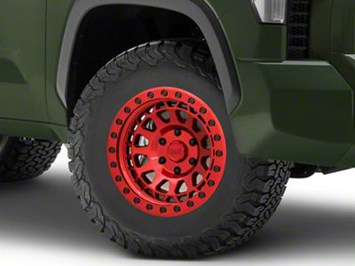 Black Rhino Primm Candy Red with Black Bolts 6-Lug Wheel; 17x9; 0mm Offset (22-25 Tundra)
