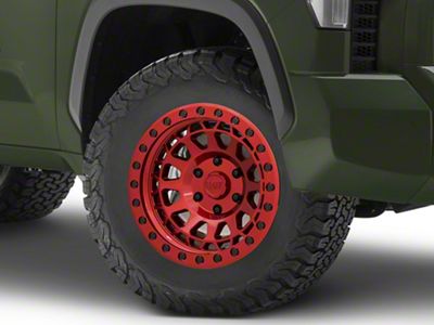 Black Rhino Primm Candy Red with Black Bolts 6-Lug Wheel; 18x9.5; -12mm Offset (22-25 Tundra)