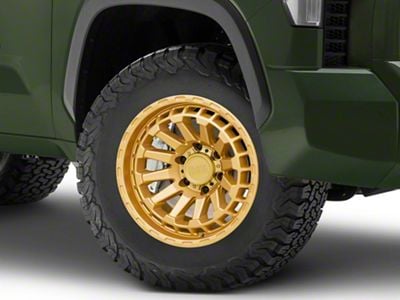 Black Rhino Raid Gold 6-Lug Wheel; 18x9.5; 12mm Offset (22-25 Tundra)
