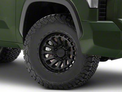 Black Rhino Raid Matte Black 6-Lug Wheel; 17x8.5; 0mm Offset (22-25 Tundra)