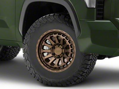 Black Rhino Raid Matte Bronze 6-Lug Wheel; 17x8.5; 0mm Offset (22-25 Tundra)