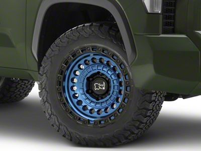 Black Rhino Sentinel Cobalt Blue with Black Ring 6-Lug Wheel; 20x9.5; 12mm Offset (22-25 Tundra)