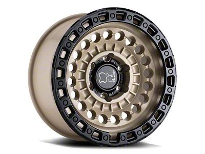 Black Rhino Sentinel Desert Sand with Black Ring 6-Lug Wheel; 20x9.5; 12mm Offset (22-25 Tundra)