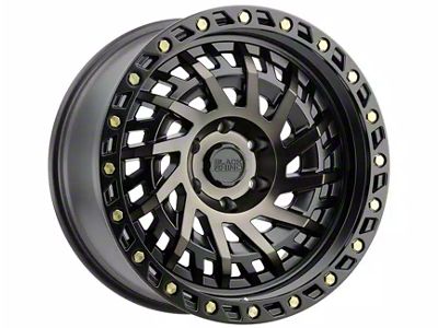 Black Rhino Shredder Matte Black with Machined Dark Tint 5-Lug Wheel; 20x9.5; 12mm Offset (14-21 Tundra)