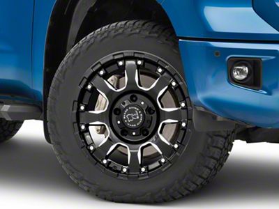Black Rhino Sierra Gloss Black Milled 5-Lug Wheel; 20x9; 12mm Offset (14-21 Tundra)