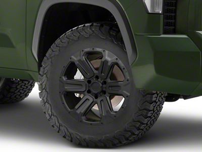 Black Rhino Wanaka Matte Black 6-Lug Wheel; 18x9; 12mm Offset (22-25 Tundra)