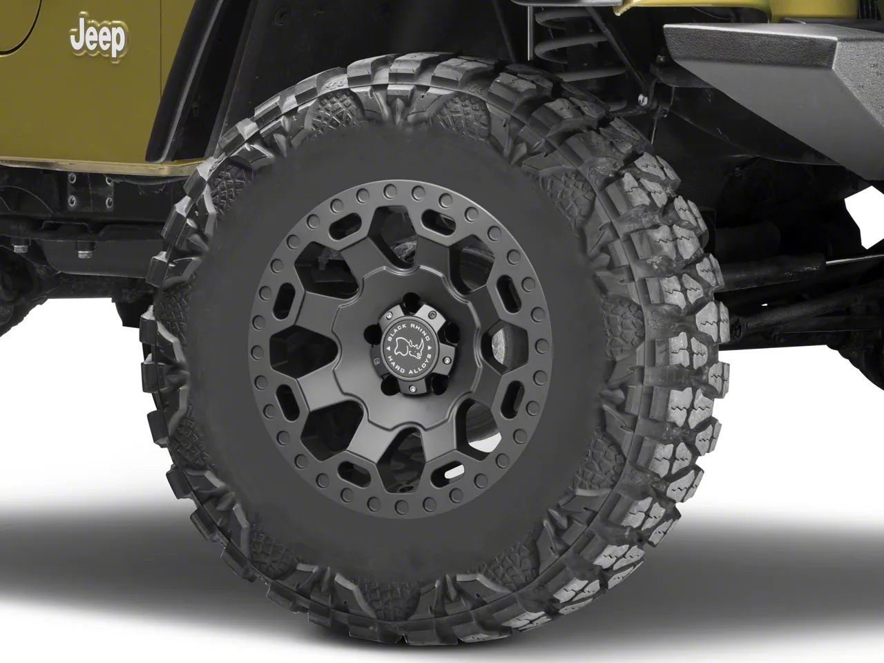 Black Rhino Jeep Wrangler Raid Matte Bronze Wheel; 17x8.5