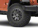 Black Rhino Warlord Matte Gunmetal Wheel; 17x9; -12mm Offset (07-18 Jeep Wrangler JK)