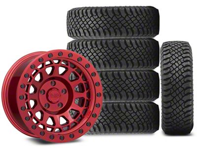 17x9 Black Rhino Primm Wheel & 35in Atturo All-Terrain Trail Blade X/T Tire Package; Set of 5 (18-25 Jeep Wrangler JL)