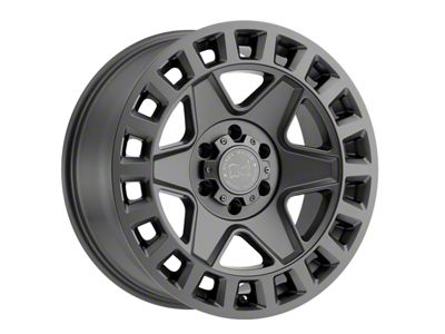 Black Rhino York Matte Gunmetal Wheel; 17x8; 35mm Offset (97-06 Jeep Wrangler TJ)