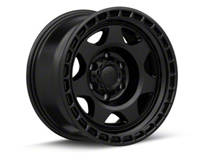 Black Rhino Voyager Matte Black 6-Lug Wheel; 17x8.5; 0mm Offset (03-09 4Runner)