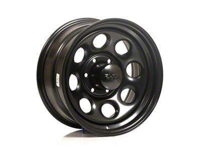 Black Rock Wheels Type 8 Matte Black 6-Lug Wheel; 17x8; 0mm Offset (21-25 Bronco, Excluding Raptor)