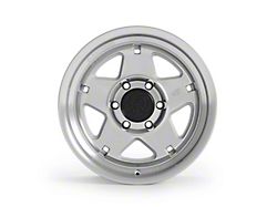 Blackhorn Offroad NS5 Prism Machined Clear 6-Lug Wheel; 17x9; -12mm Offset (05-15 Tacoma)
