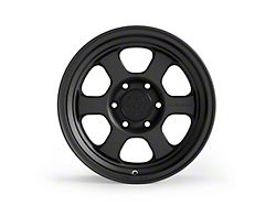 Blackhorn Offroad AR6 Obsidian Matte Black 6-Lug Wheel; 17x9; -12mm Offset (10-24 4Runner)