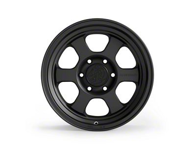 Blackhorn Offroad AR6 Obsidian Matte Black 6-Lug Wheel; 17x9; 0mm Offset (25-26 4Runner)