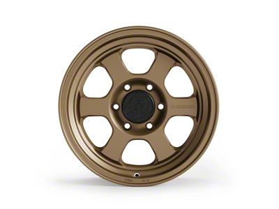 Blackhorn Offroad AR6 Coyote Satin Bronze 6-Lug Wheel; 17x9; 0mm Offset (21-26 Bronco, Excluding Raptor)