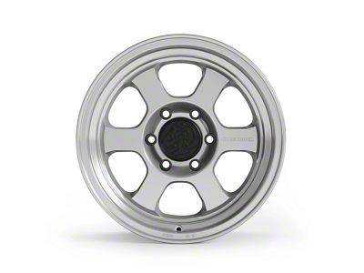 Blackhorn Offroad AR6 Prism Machined Clear 6-Lug Wheel; 17x9; 0mm Offset (21-26 Bronco, Excluding Raptor)