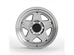 Blackhorn Offroad NS5 Prism Machined Clear 6-Lug Wheel; 17x8.5; 0mm Offset (21-26 Bronco, Excluding Raptor)