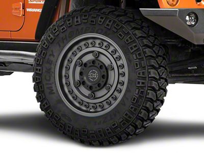 Black Rhino Armory Gunblack Wheel; 20x9.5; -18mm Offset (07-18 Jeep Wrangler JK)